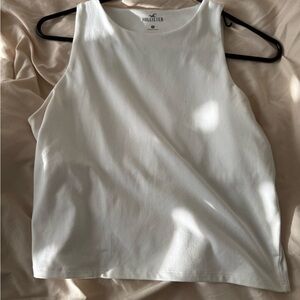 Hollister Women's Classic White Tank Top